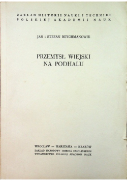 Przemysł wiejski na Podhalu