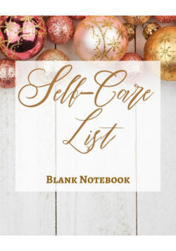 Self-Care List - Blank Notebook - Write It Down - Pastel Rose Gold Pink - Abstract Modern Contemporary Unique Design