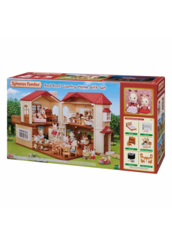 Duży domek miejski z pokojem na strychu gift box