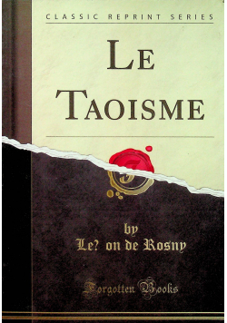 Le Taoisme reprint z 1892r