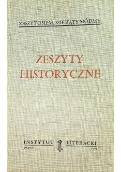 Zeszyty historyczne tom 447