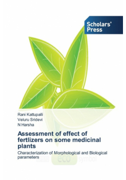 Assessment of effect of fertlizers on some medicinal plants