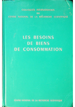 Les Besoins de Biens de Consommation