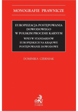 Europeizacja postępowania dowodowego...