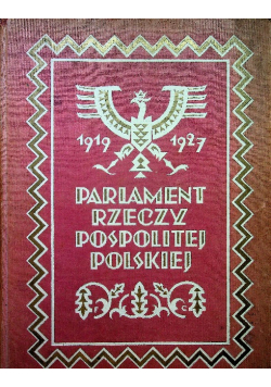 Parlament Rzeczypospolitej Polskiej 1919 - 1927