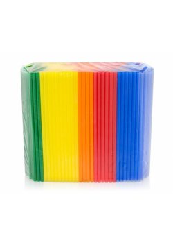 Słomki proste MIX 8x240mm 500szt