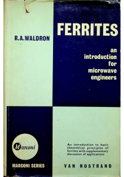 Ferrites An Introduction for Microwave Engineers
