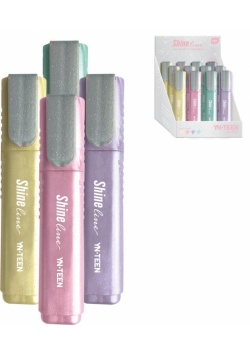 Zakreślacz brokatowy Shine Line (12szt) YN TEEN