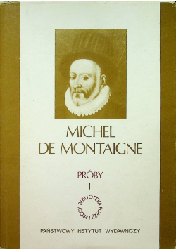 De Montaigne Próby tom I