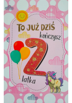 Karnet Urodziny 2 dziewczynka 2K - 068