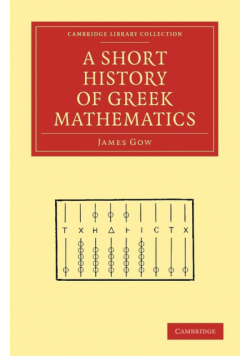 A Short History of Greek Mathematics