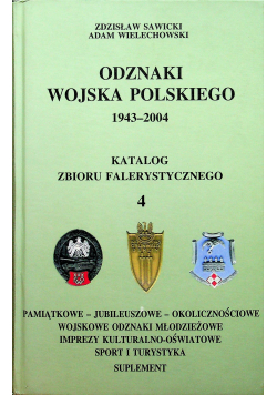 Odznaki wojska polskiego 1943 - 2004