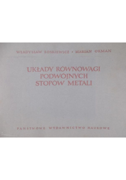 Układy równowagi podwójnych stopów metali