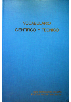 Vocabulario cientifico y tecnico