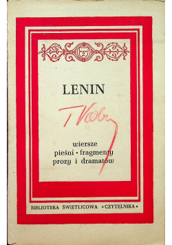 Lenin wiersze