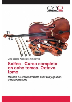 Solfeo - Curso completo en ocho tomos. Octavo tomo