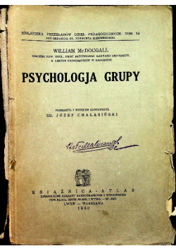Psychologja grupy 1930 r.