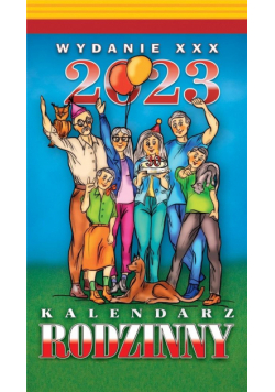 Kalendarz 2023 Rodzinny Zdzierak TELEGRAPH