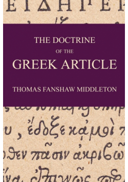 The Doctrine of the Greek Article