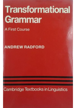 Transformational grammar a first course