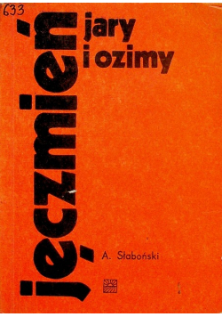Jęczmień jary i ozimy