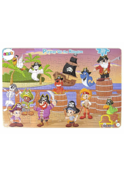 Puzzle 120el edukacyjne piraci