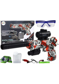 Pistolet elektryczny na kulki wodny kolorowy 20m