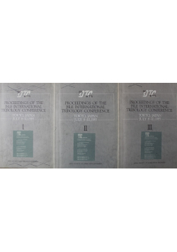 Proceedings of the JSLE International Tribology Conference Tom I do III