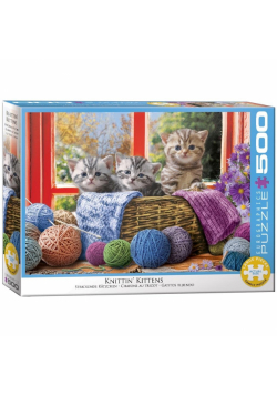 Puzzle 500 Małe kotki XXL