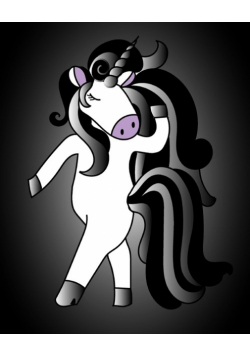 Goth Unicorn Sketchbook
