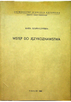 Wstęp do językoznawstwa