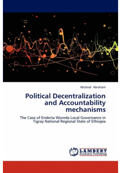 Political Decentralization and Accountability mechanisms