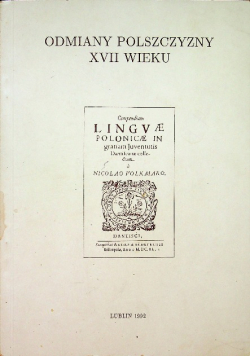 Odmiany polszczyzny XVII wieku