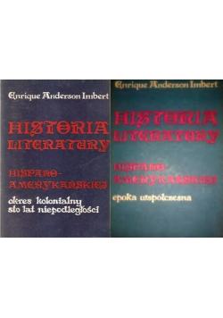 Historia literatury hispano-amerykańskiej 2 tomy