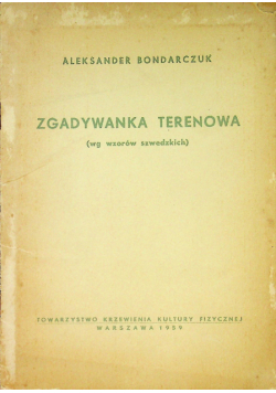 Zgadywanka terenowa