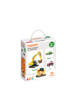 Karty obrazkowe na sznureczku Pojazdy