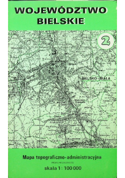 Województwo Bielskie Mapa topograficzno administracyjna