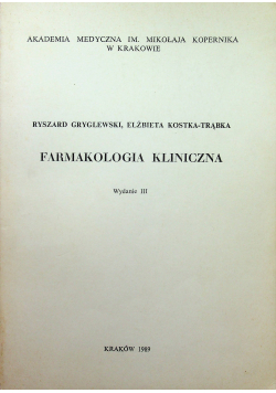 Farmakologia kliniczna