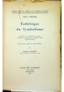 Esthetique du symbolisme