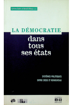 La democratie dans tous ses etats