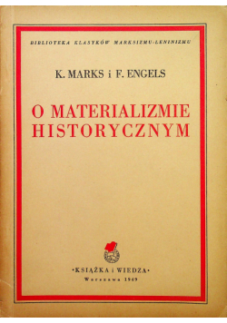 O materializmie  historycznym 1949 r