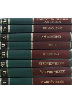 Historia Literatury Światowej 8 tomów