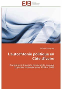 L'autochtonie politique en côte d'ivoire