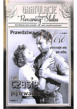 Kartka okolicznościowa Rocznica Ślubu R02