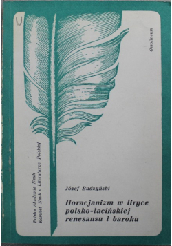 Horacjanizm w liryce polsko łacińskiej