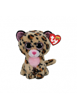 Beanie Boos Livvie - Leopard brązowo-różowy 15cm