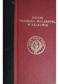 Dzieje wolnego mularstwa w Krakowie Reprint