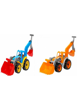 Traktor z elementami spycharki i koparki MIX