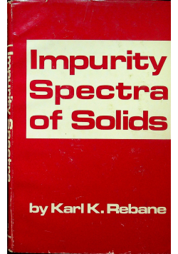 Impurity spectra of solids