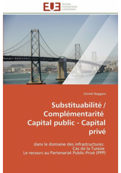 Substituabilité / complémentarité   capital public - capital privé